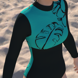 Onepiece women rashguard