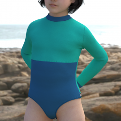 Girls Surfsuit Made in Italy